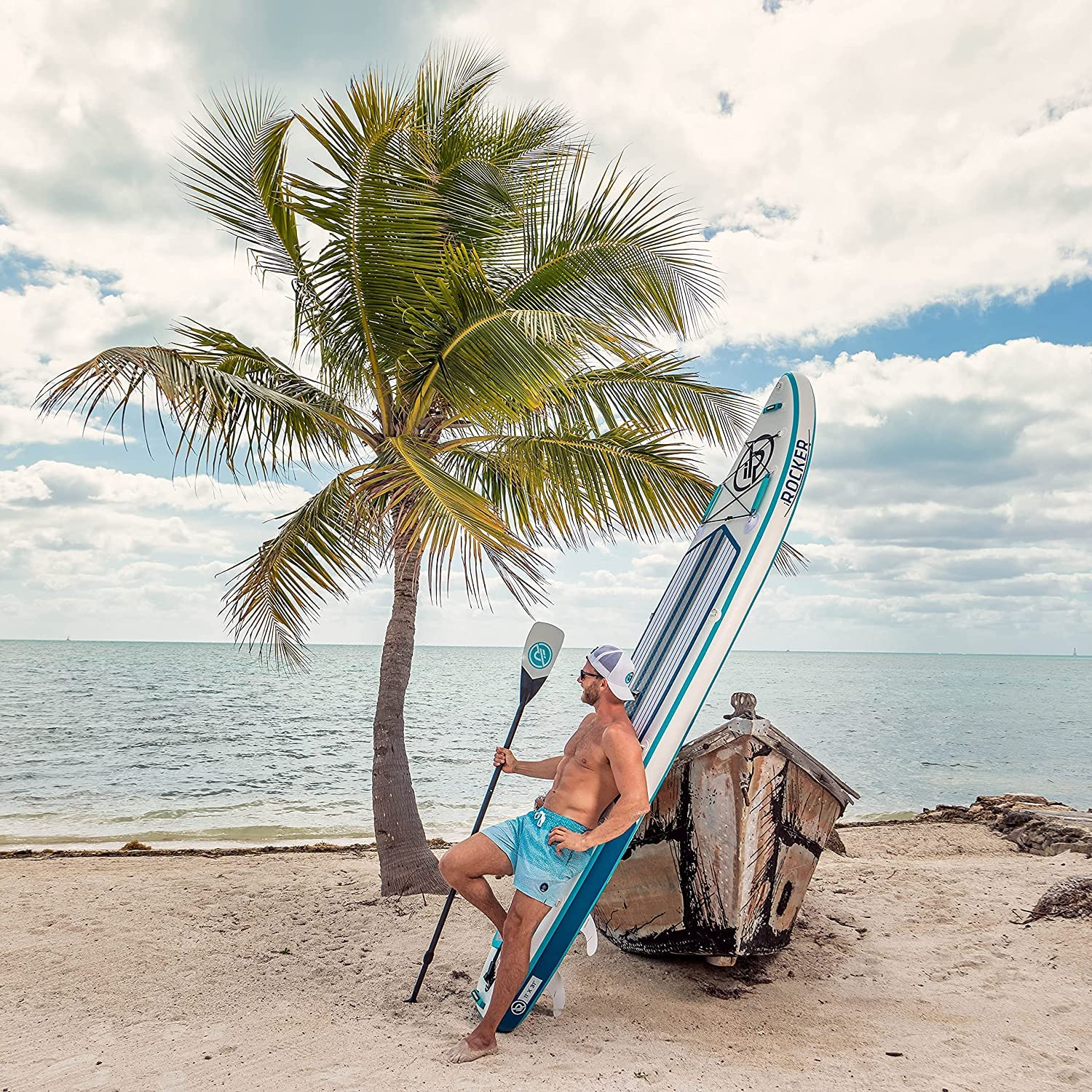 【Sports&Outdoors】Inflatable Stand Up Paddle Board with Premium SUP Accessories, Pump & Backpack